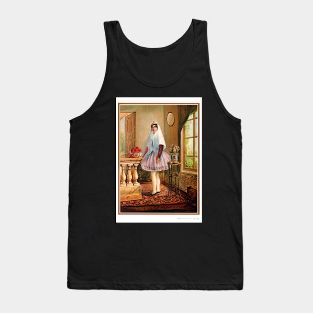 Qajar Girl. Iranian painting by Shakiba Tank Top by mazis